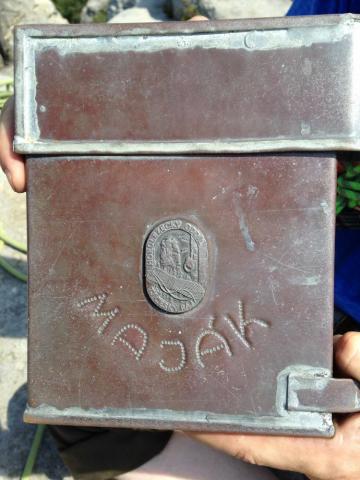 Gipfelbuch auf dem Leuchtturm (Majak)